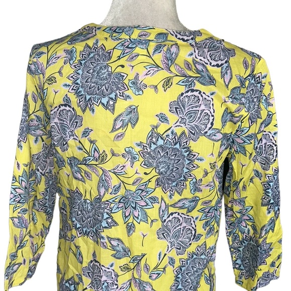 NEW Sundance Sefina Yellow Floral Embroidered Beaded Tunic Top Mini Dress - S - Picture 9 of 13